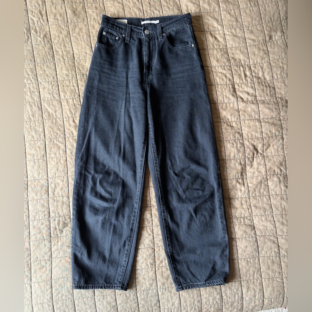 Levi’s Balloon Leg Black Denim | US 24